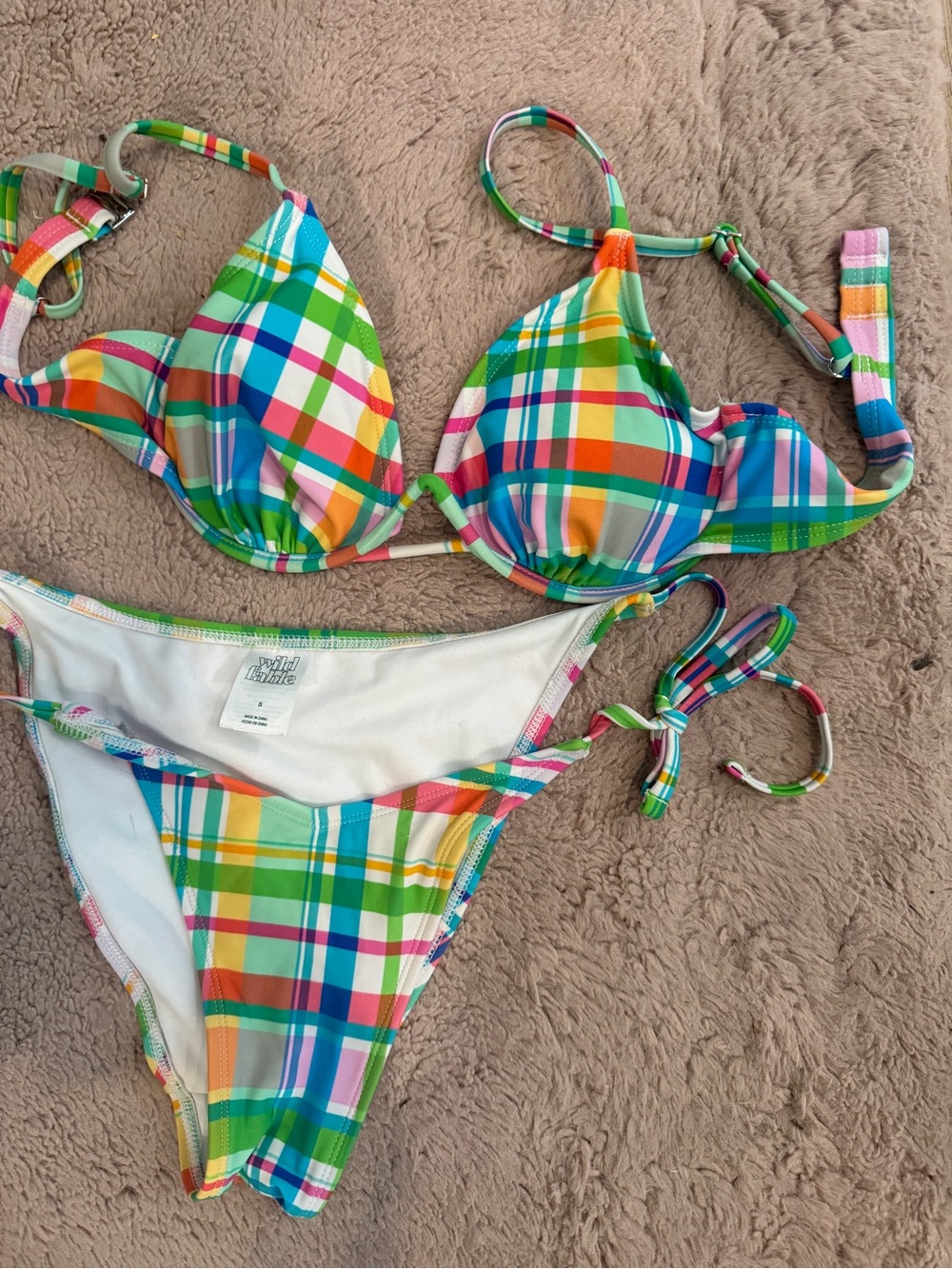 Multicolor Bikini Set